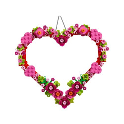 Lego ornamento a forma di cuore +9anni 254pz multicolore [40638]