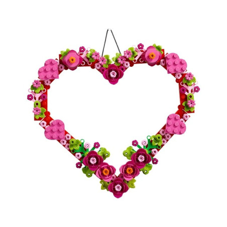 Lego ornamento a forma di cuore +9anni 254pz multicolore [40638]