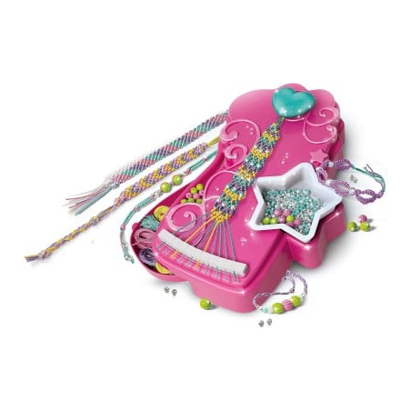 Giochi di creativi clementoni crazy chic my beads lab 38.5x28.5cm