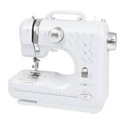 Macchina da cucire clatronic 6v 1200ma 7.2w bianco/argento [nm 3795]