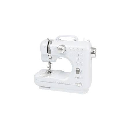 Macchina da cucire clatronic 6v 1200ma 7.2w bianco/argento [nm 3795]