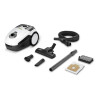 Aspirapolvere karcher vc2 700w 76db 28l bianco/nero [1.198-035.0]