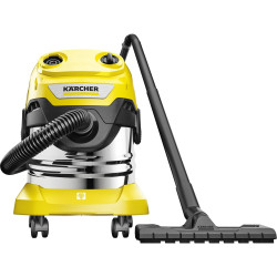 Aspiraliquidi/polveri karcher wd 4 s v-20/5/22 1000w 20l cavo5m