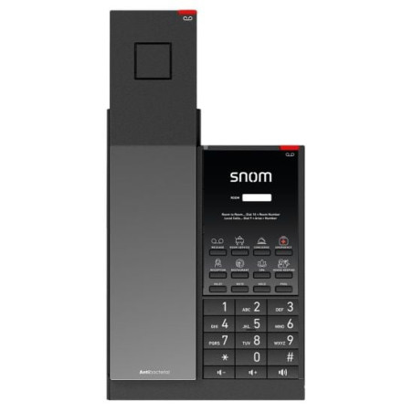 Telefono ip sip snom hd351w per hotel wi-fi nero [00007009]