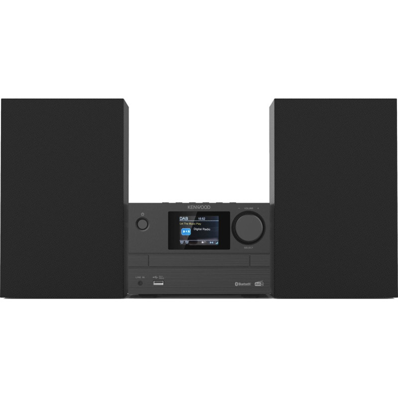 Impianto kenwood microset m-525dab 2x7w 20000 hz stereo 40canali