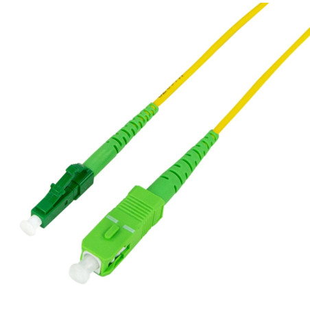 cavo fibra ottica logilink fpsls05 monomodale os2 sc/apc lc/apc 9/125