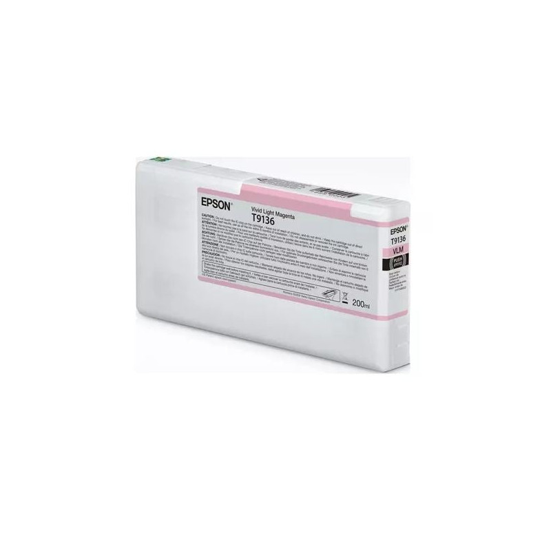 Cartuccia epson t9136 200ml magenta [c13t91360n]