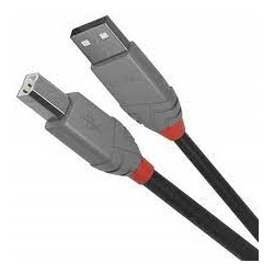 Cavo adattatore lindy usb-a m a usb-b m 2.0 480mbit/s 3m