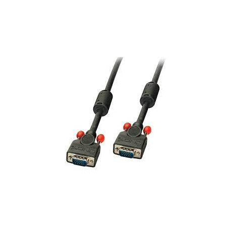 Cavo adattatore lindy vga/d-sub/ m a vga/d-sub/ m 0.5m nero