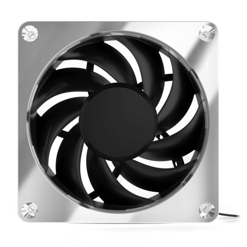 Ventola 120x120 alphacool apex stealth metall 120mm cromo [13818]