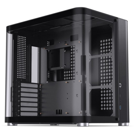 Case pc jonsbo tk-2 2.0 atx midi/minitower vetro temperato nero