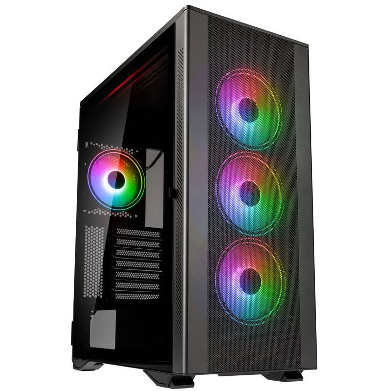 Case pc kolink unity solar argb e-atx midi tower 200x460x455mm