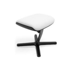 Poggiapiedi noblechairs v2 white edition bianco/nero