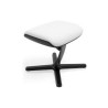 Poggiapiedi noblechairs v2 white edition bianco/nero