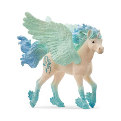 Schleich bayala puledro di unicorno tempesta multicolore [70824]