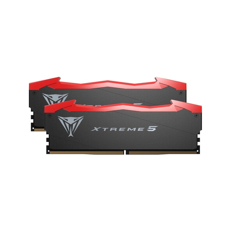 Ram dimm ddr5 2x24gb patriot 7600mhz cl36 1.45v rosso/nero [pvx548g76c36k]