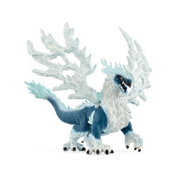 Schleich eldrador creatures drago di ghiaccio 20cm blu/bianco [70790]