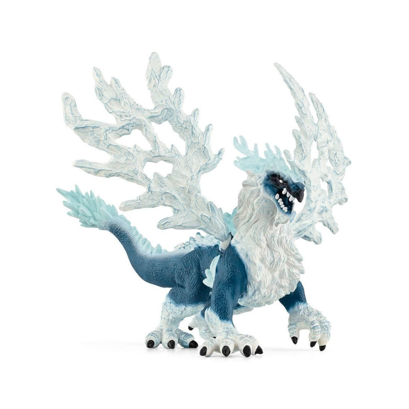 Schleich eldrador creatures drago di ghiaccio 20cm blu/bianco [70790]
