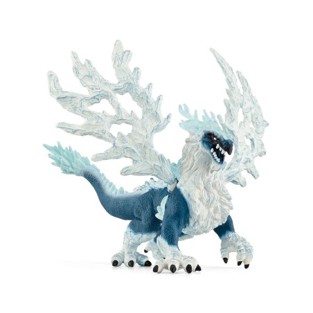 Schleich eldrador creatures drago di ghiaccio 20cm blu/bianco [70790]