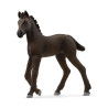 Figurina schleich horse club puledro frisone 82x30x87mm 1pz marrone/grigio