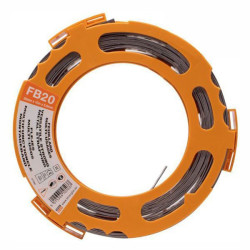 Nastro metallo fermatubi friulsider 10m x 0.9mm x 20mm acciaio zincato