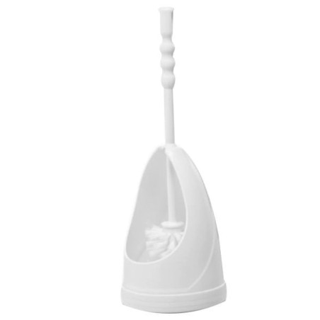 Portascopino wc ecoplast tino in plastica bianco [bsco]