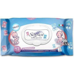 Salviette detergenti soffice talco eonato eudorex per bambino 72pz