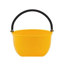Secchio ecoplast paniere agricolo 20l giallo [pan]