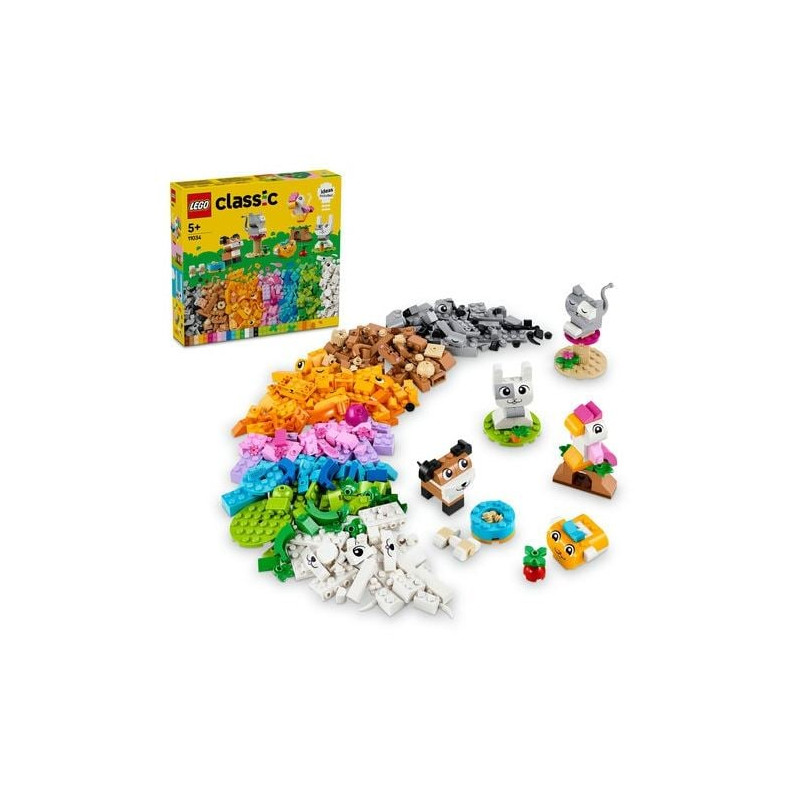 Gioco creativo lego classic 11034 animali creativi multicolore 450pz