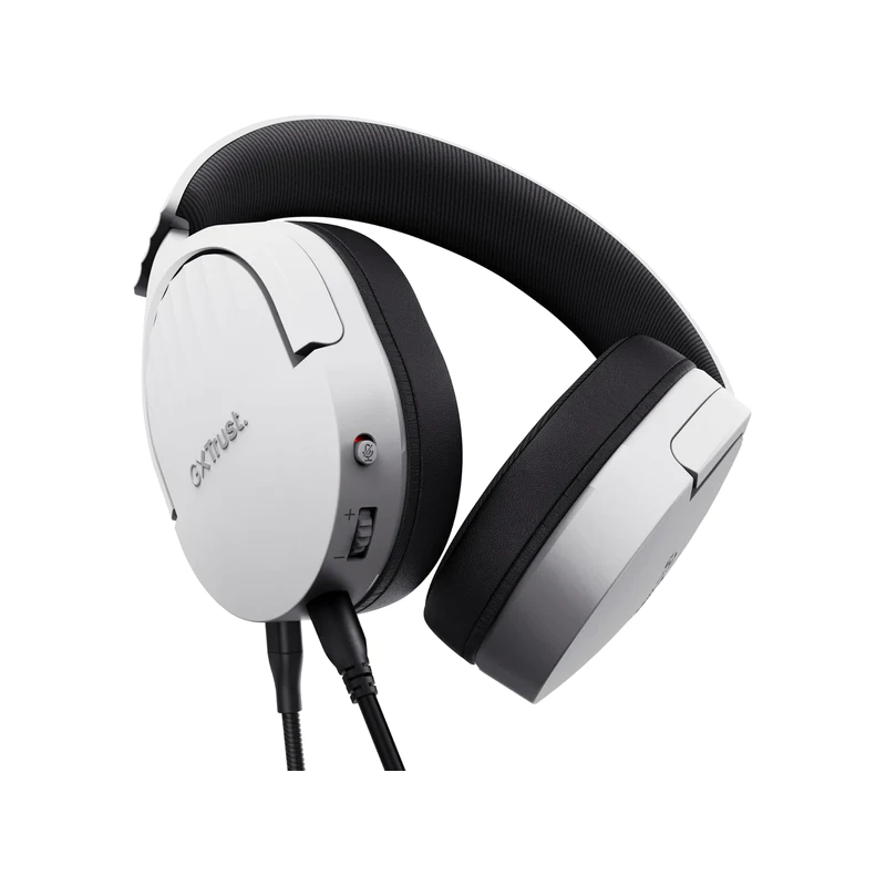 Cuffie da gioco trust gxt489 cablato 17000hz 32ohm 110db bianco/nero