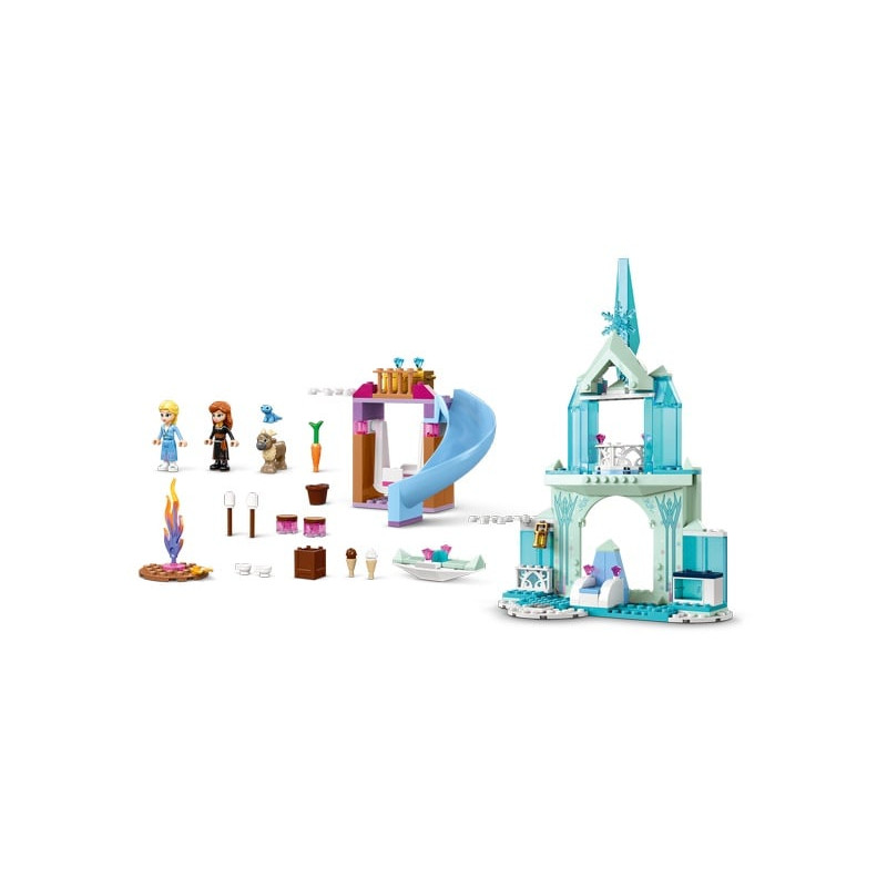 Lego il castello di ghiaccio di elsa +4anni 163pz multicolore [43238]