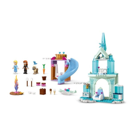 Lego il castello di ghiaccio di elsa +4anni 163pz multicolore [43238]