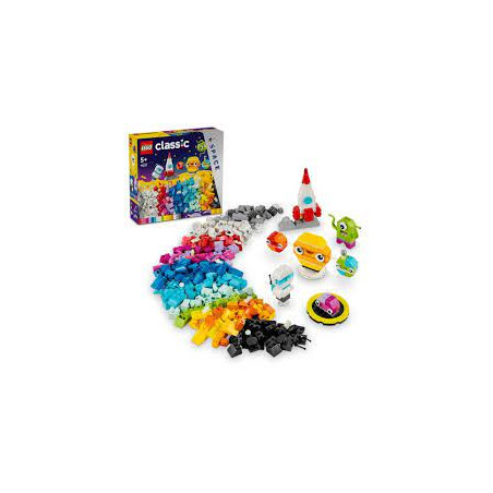 gioca da costruzione lego classic pianeti creativi 450pz [11037]
