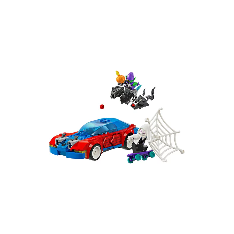 Gioco da costruzione lego marvel auto da corsa di spider-man