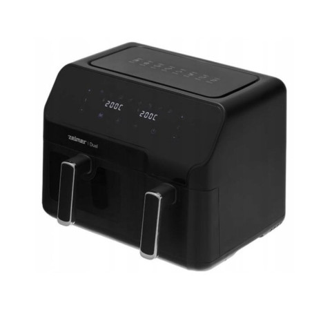Friggitrice zelmer zaf9000 dual senza grassi 9l 2700w nero [zaf9000