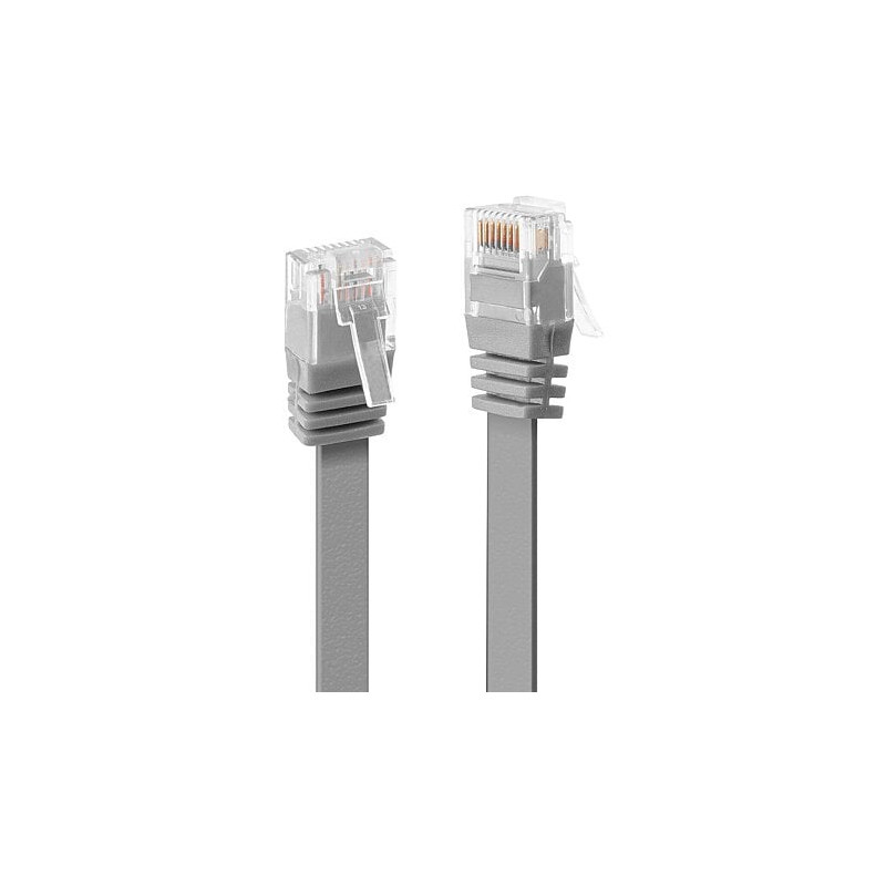 Cavo di rete lindy u/utp cat.6 0.3m grigio [47490]