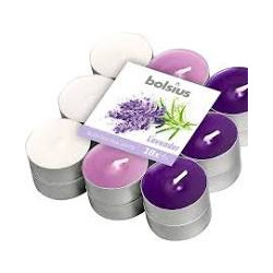 Candela profumata bolsius tealight 18pz lavanda [101826943477]