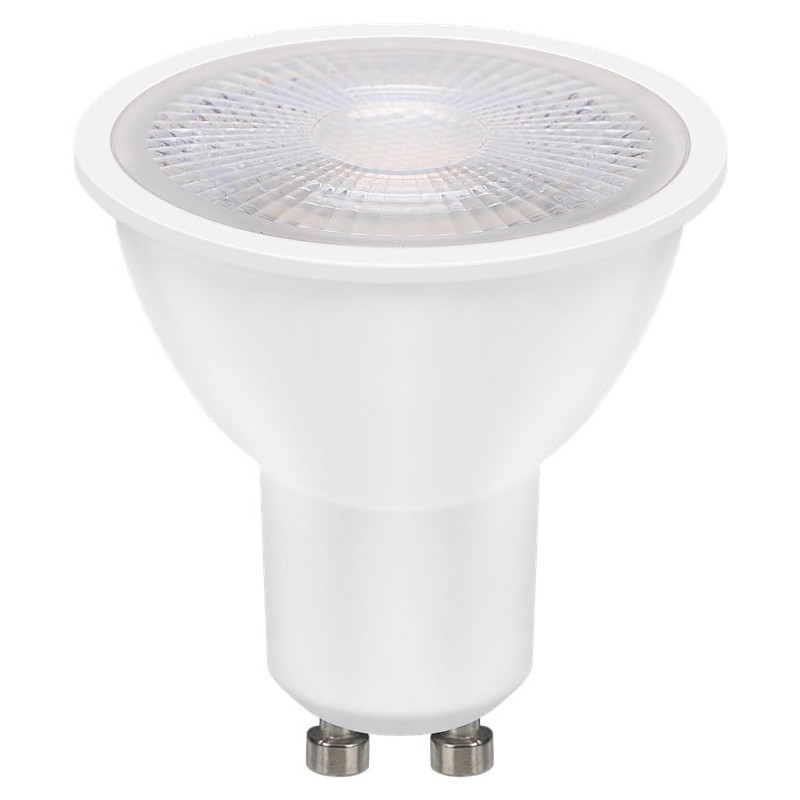 Lampadina led goobay gu10 8w 650lm classe f bianco caldo