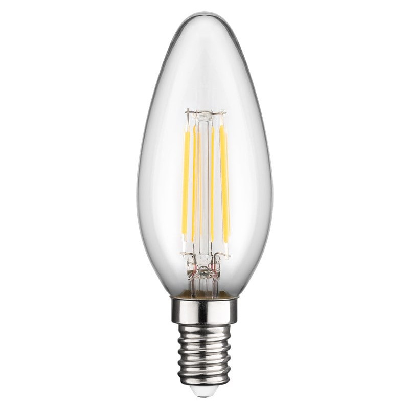 Lampadina led goobay 65390 4w e14 470lm classe e bianco caldo