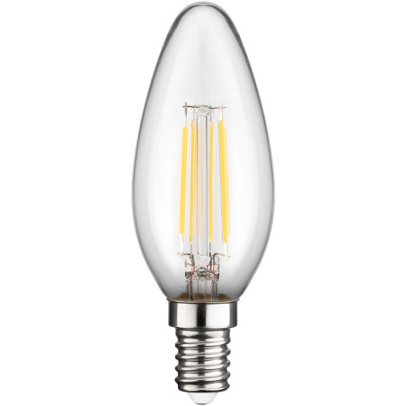 Lampadina led goobay 65390 4w e14 470lm classe e bianco caldo