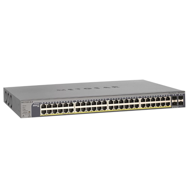 Switch netgear gs752tp3 poe+ l2/l3/l4 52 porte gigabit ethernet 10/100/1000