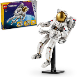 Gioco da construzione lego creator 3in1 astronauta multicolore [31152]