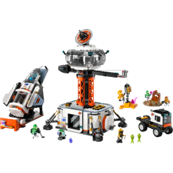 Set da costruzione lego city base spaziale e piattaforma di lancio