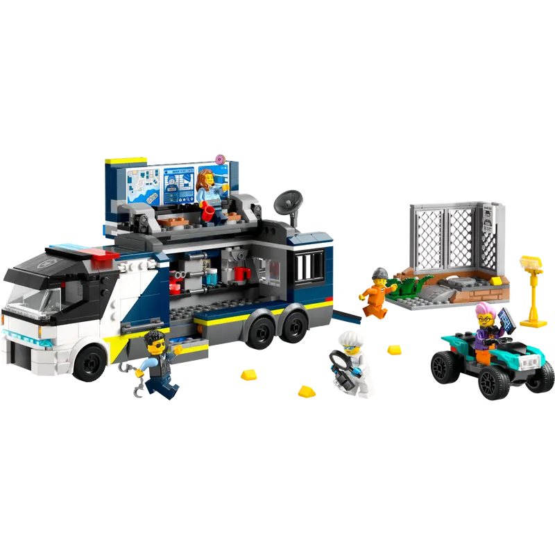 Set da gioco lego city camion laboratorio mobile della polizia 674pz