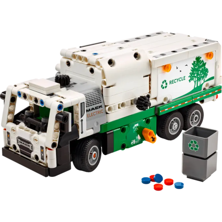Set da gioco lego technic camion della spazzatura mack lr electric