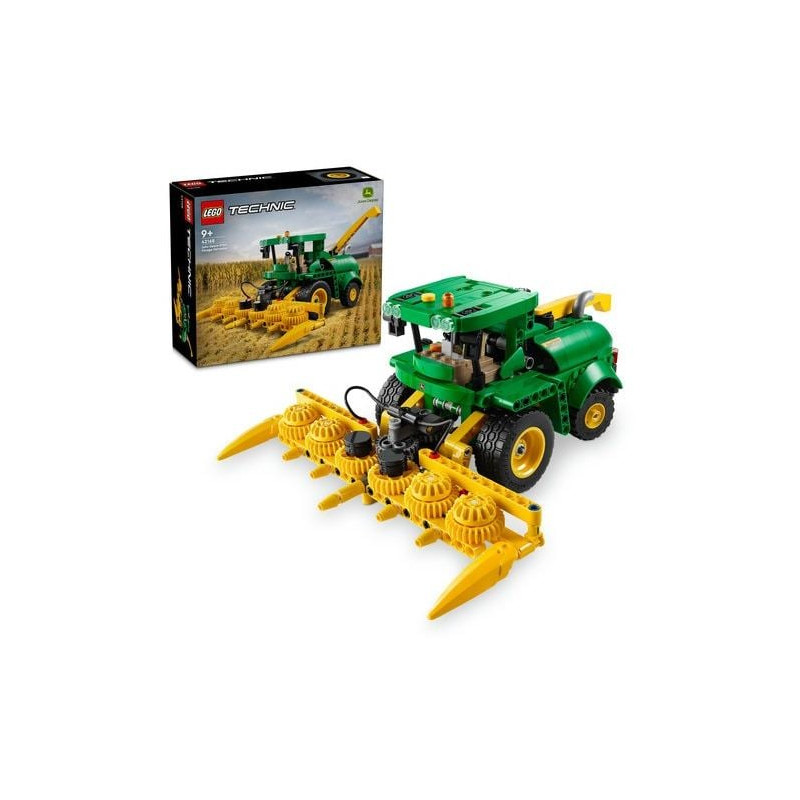 Lego technic 42168 john deere 9700 trinciacaricatrice multicolore