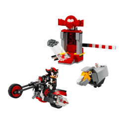 Lego sonic - la fuga di shadow the hedgehog con moto giocattolo