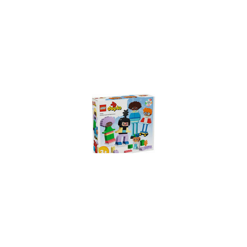 Gioco da costruzione lego duplo persone e loro emozioni multicolore