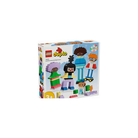 Gioco da costruzione lego duplo persone e loro emozioni multicolore