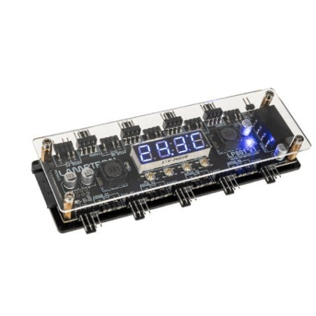 Controller ventola lamptron lp801 con display nero